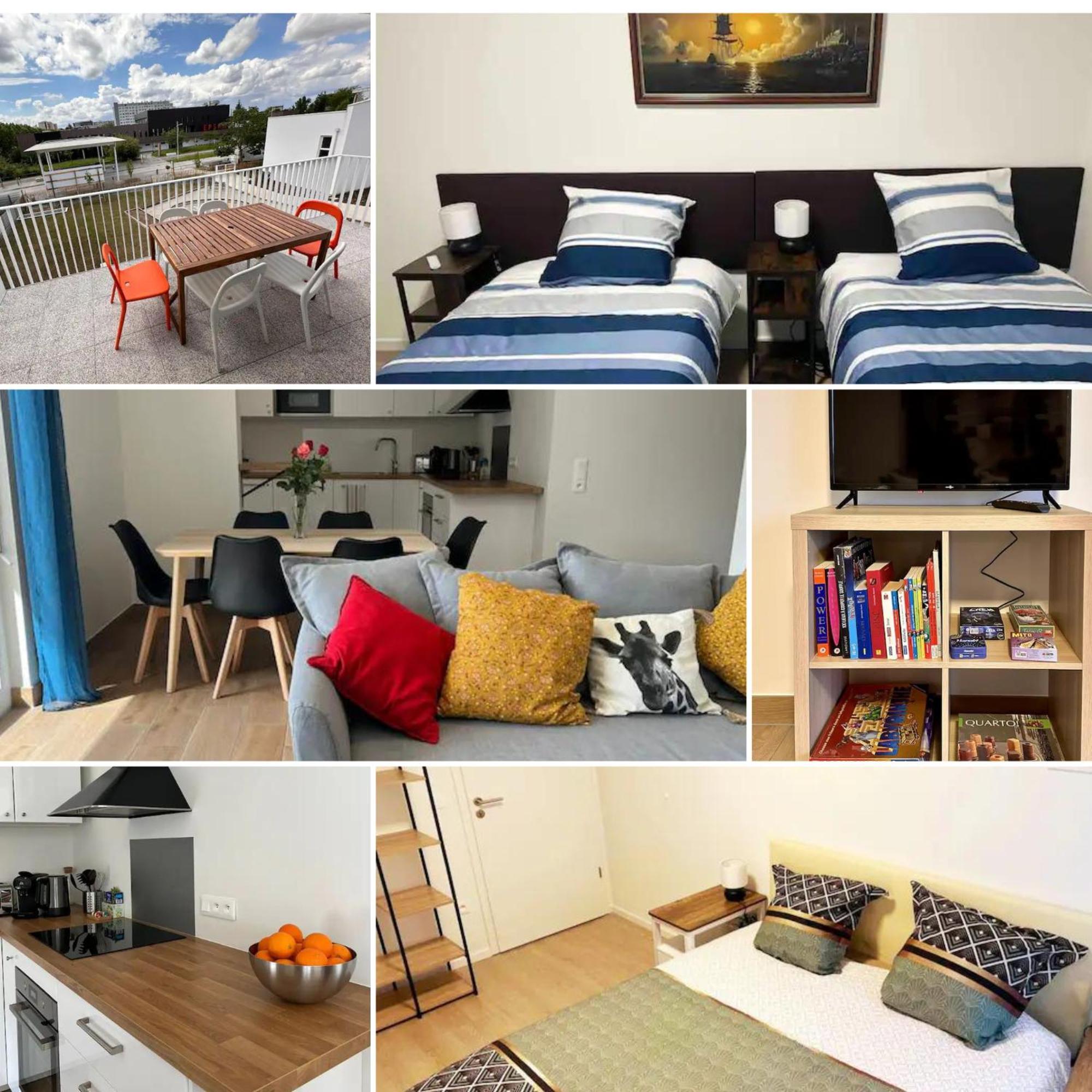 Grand Appart Neuf Lumineux, Parking Gratuit, 10 Min Centre Strasbourg Bagian luar foto